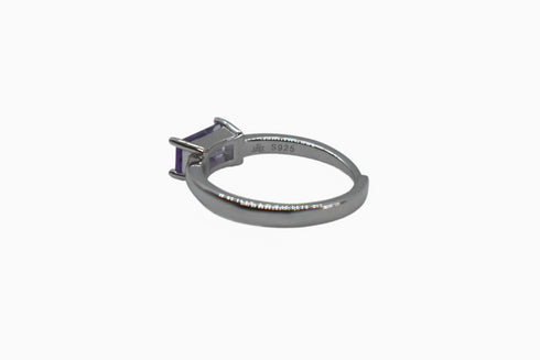 Ameya अमेय | Amethyst | Ring | Silber | Rhodiniert